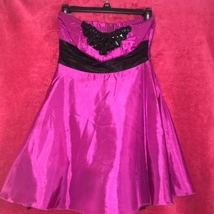 Fuchsia Pink Cocktail Dress